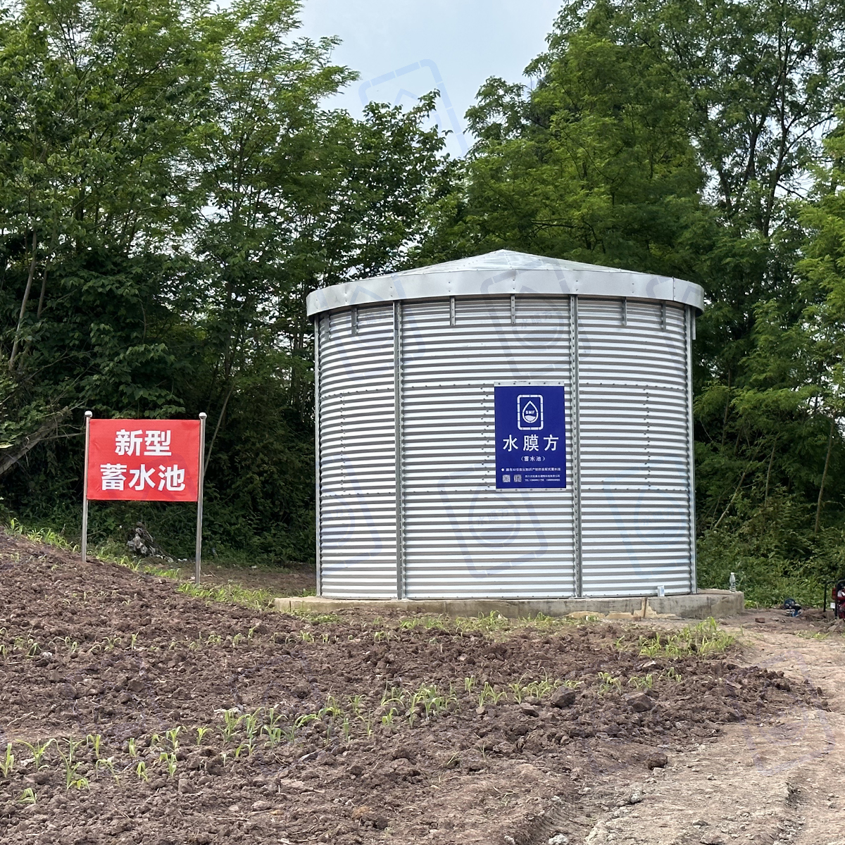 水膜方裝配式蓄水池在夏季使用的優勢